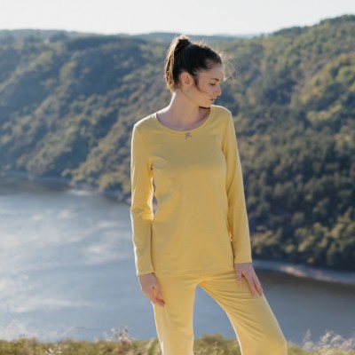 t.shirt ZEN ocre JAUNE